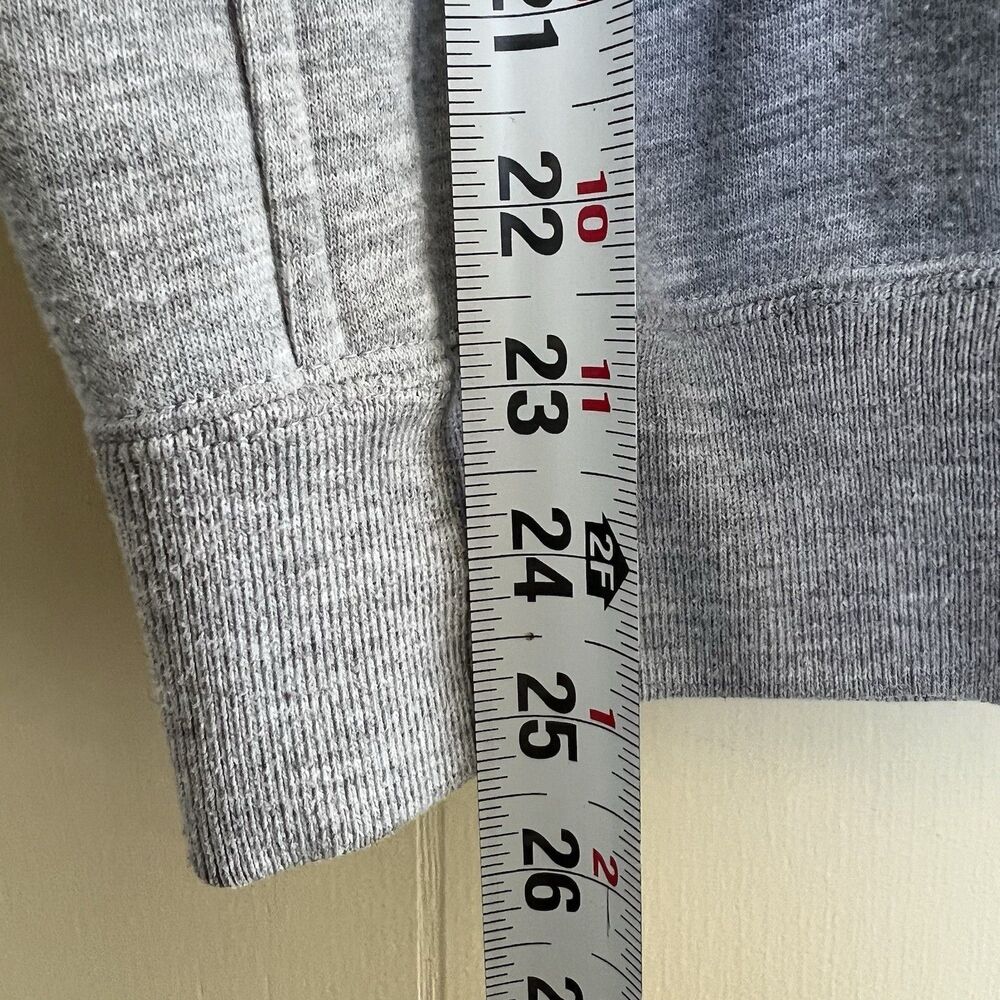 Nike Long Sleeve Men’s Sweat V Neck Size M Gray Pockets Crew Neck Active wear - Picture 5 of 6
